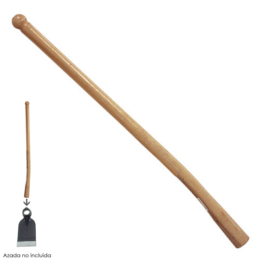 Wooden Curved Hoe Handle 900x50 mm.