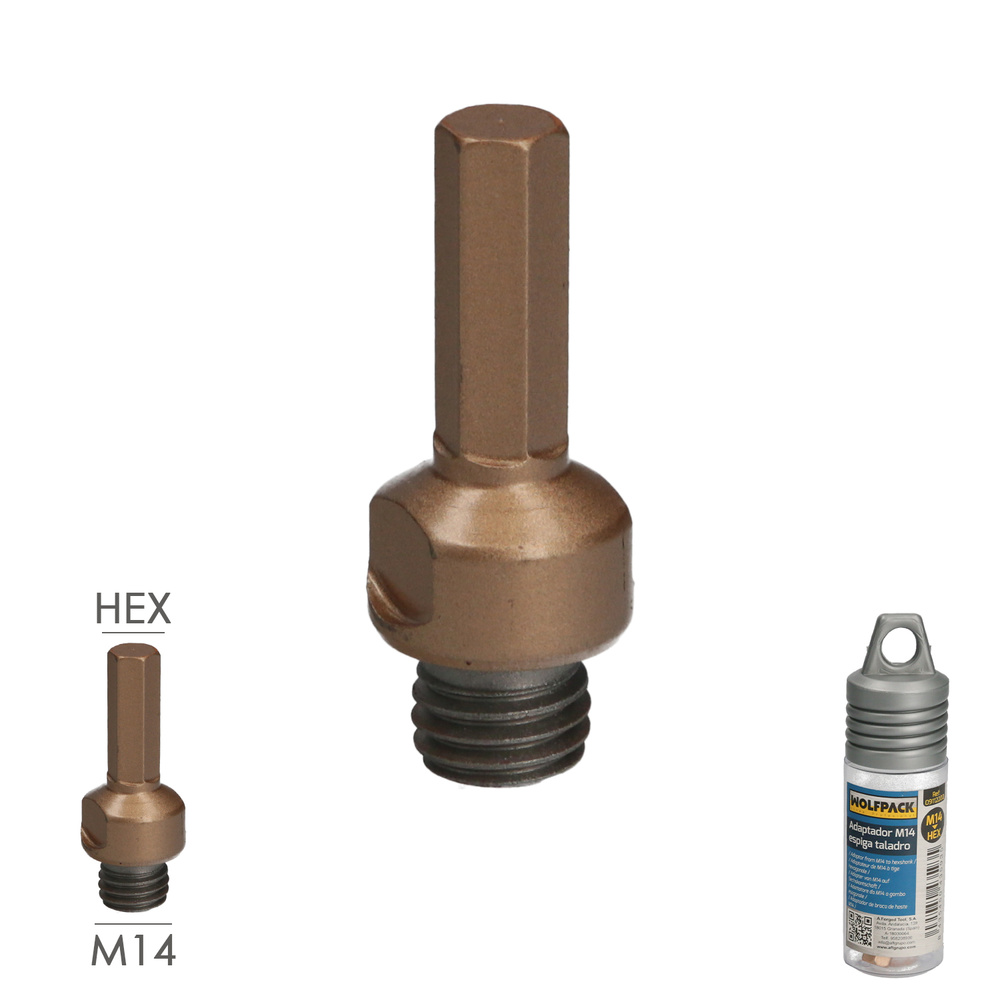 Adaptador M14 A Espiga Taladro