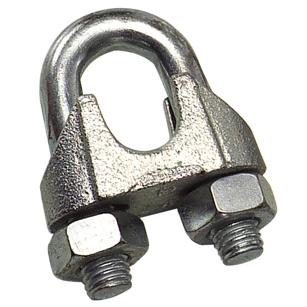 Galvanized Cable Clamps 11 mm.7/16" Domestic Use