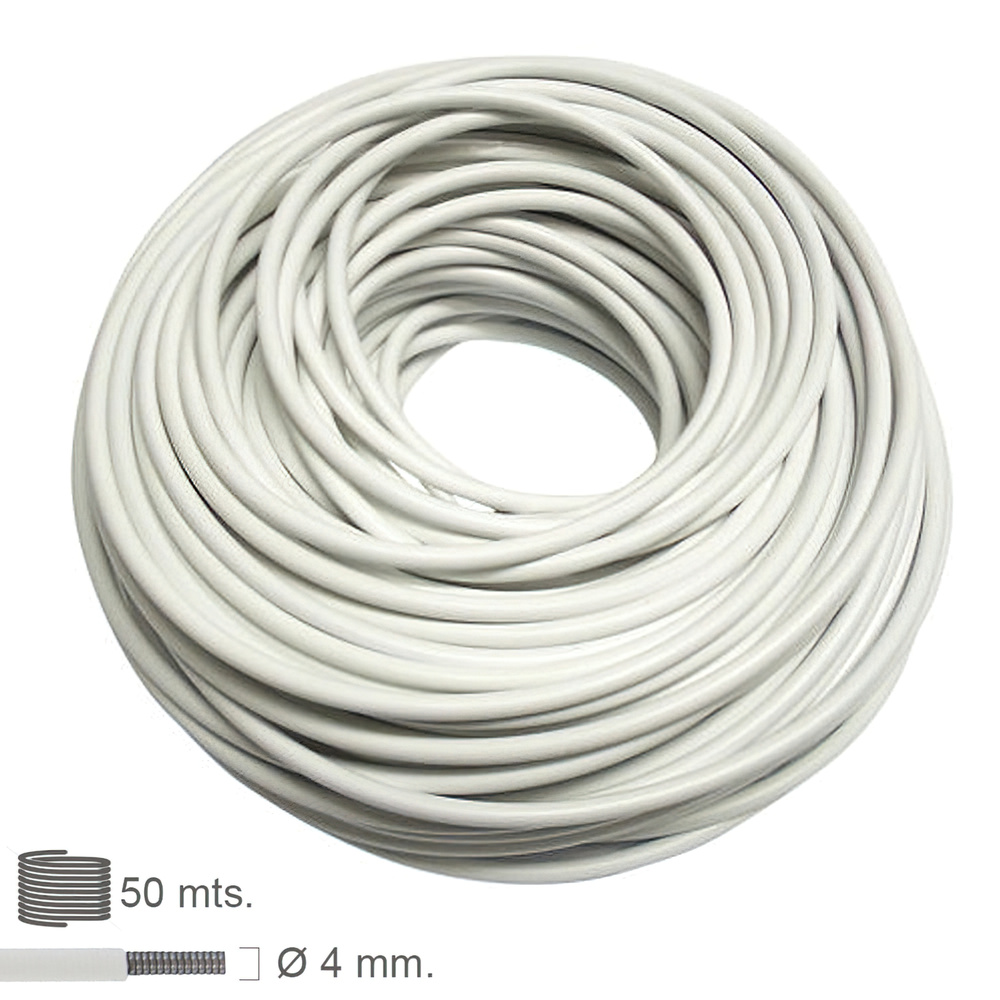 Coated Spiral Curtain Wire (50m roll)