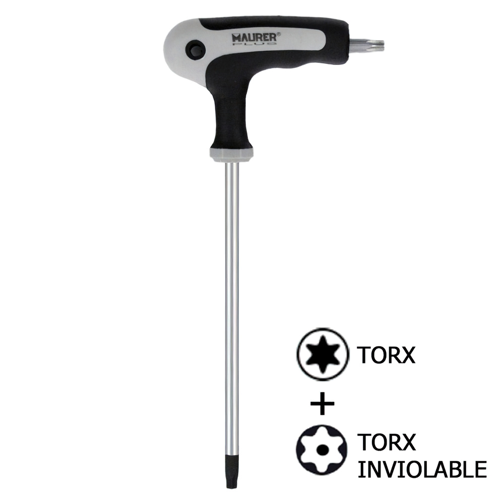 Maurer Torx Screwdriver With "T" Handle T09 Tamper Resistant