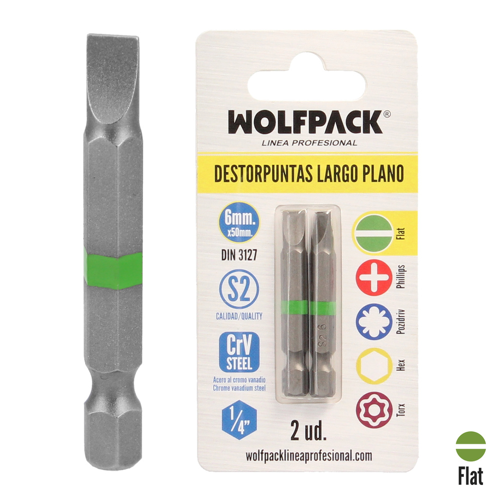 DESTORPUNTAS LARG.WOLFP. PLAN 6mm (2pz)